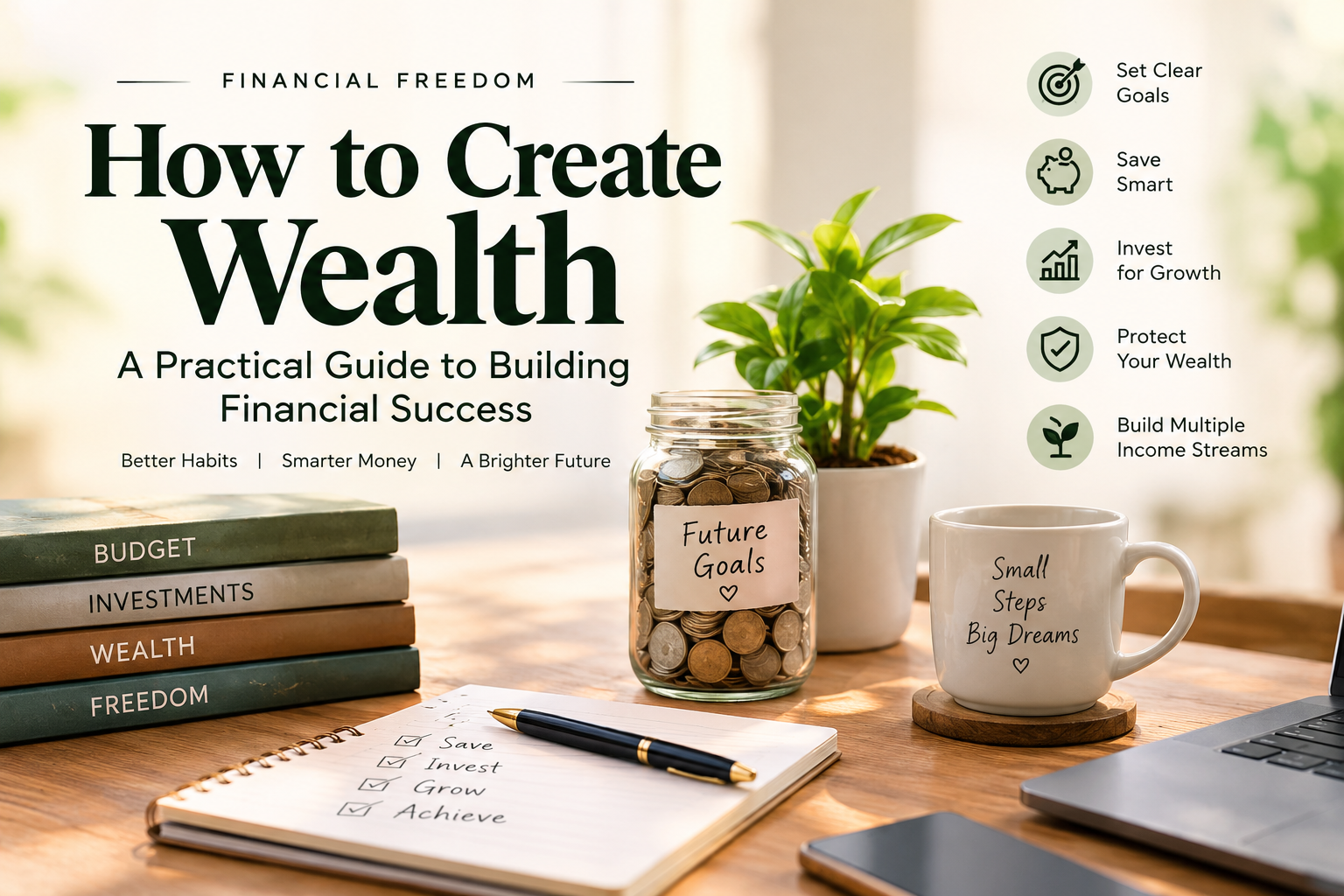 How to Create Wealth: A Practical Guide to Building Financial Success