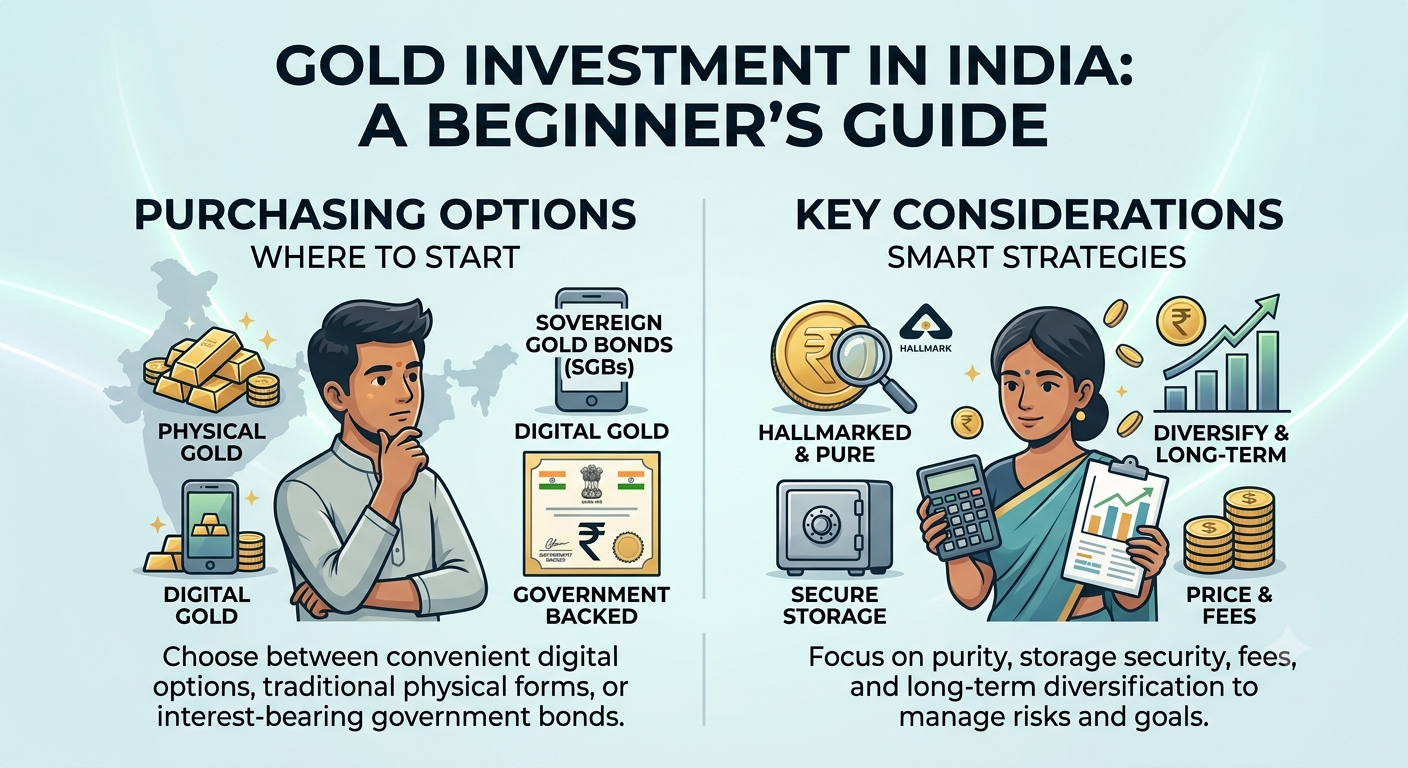 Gold Investment in India: What Beginners Should Know
